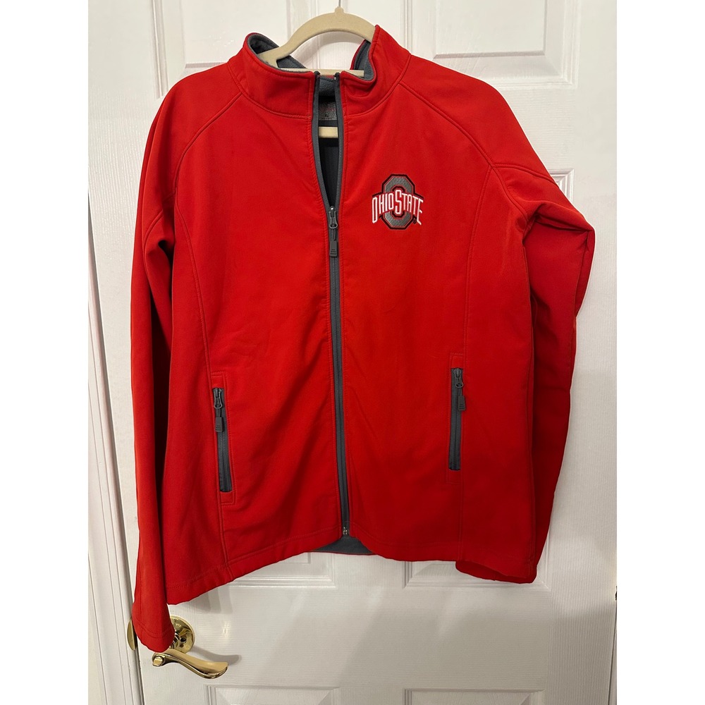 Campus Classics Ohio State Buckeyes Scarlet Series Softshell Jacket Red Mens XL